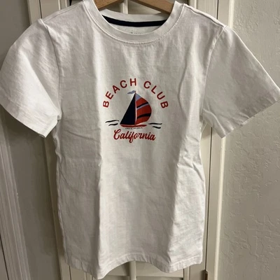 Camisa veleiro masculina manga curta Janie And Jack tamanho 8 - Imagem 1 de 4