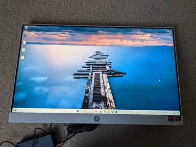 HP 24" All-in-One Desktop PC, FHD Display, AMD Ryzen 5 7520U, 8GB RAM, 256GB SSD - Image 1 of 4