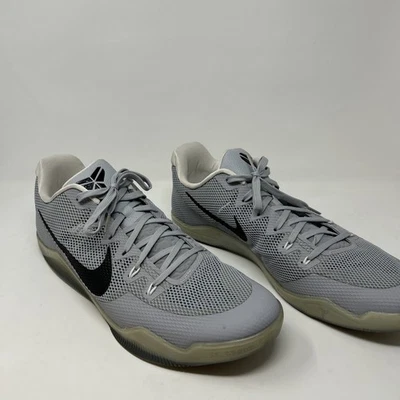 Nike Kobe 11 Low TB Wolf Grey Black Shoes US Mens Size 17.5 Excellent Condition - image 1 of 4