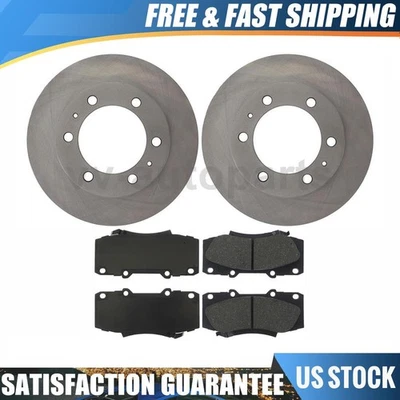 Juego de pastillas de freno de disco delanteras C-Tek rotor de freno de disco 3 piezas para Toyota Hilux 2010-2015 Foto 1 de 4