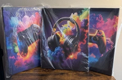 TimAsh Gaming Wall Art ~ Set Of 3 - Image 1 of 4