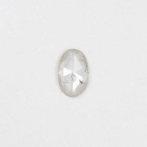 OVAL ROSE CUT DIAMOND 0.42ct 7.1 x 4.5mm LOOSE NATURAL EARTH MINED 1/2 CARAT - Picture 1 of 2