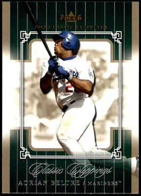 Adrian Beltré 2005 Fleer Classic Clipings #6 Mariners MLB LEER ENVÍO GRATUITO Foto 1 de 2