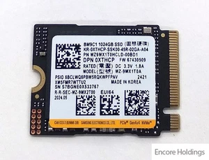 1tb Bm9c1 Qlc M.2 2230 Nvme Pci-e 4.0 X4 Solid State Drive XTHCP - Picture 1 of 1
