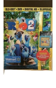 Rio 2  W/EXCLUSIVE SLAPBAND DVD BLU-RAY DIGITAL HD - Picture 1 of 11