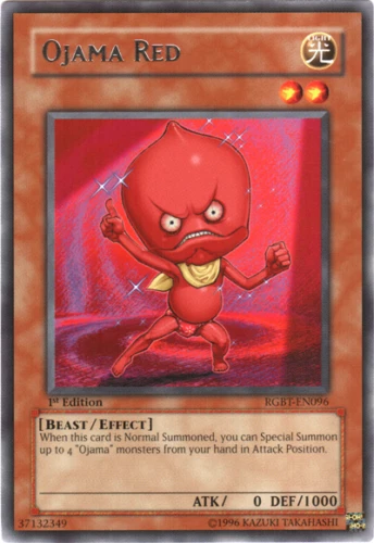 ( OJAMA RED ) - Rare - RGBT-EN096 - 1st - NM - Yu-Gi-Oh - Raging Battles - Image 1 of 1