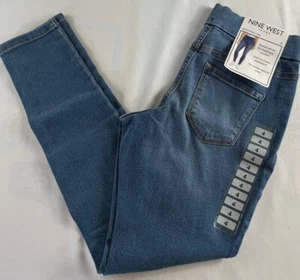 Nine West hellblaue Damen-Denim-Heide zum Anziehen neu mit Etikett des Herstellers 59,50 $ Größe 4 - Bild 1 von 12