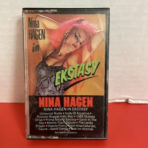 Nina Hagen In Ekstasy - Vintage Cassette Tape Pressing - Imagen 1 de 4