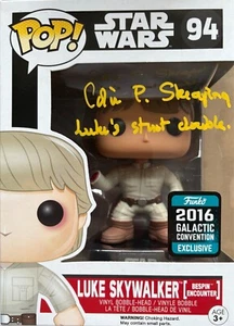 Star Wars Colin Skeaping Luke Skywalker Funko 94 -GENUINE Signed - Picture 1 of 1