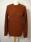 BNWT Primark russet brown/orange textured knitted jumper XS 10-12