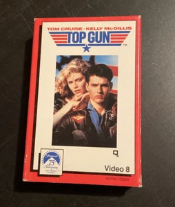 TOP GUN VIDEO 8 1692 DIGITAL HI-FI/MONO 8mm TOM CRUISE Rare 1987 Never Opened - Foto 1 di 3