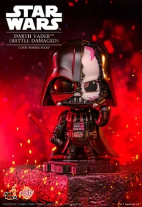 Caja Abierta Hot Toys Cosbi Star Wars Lado Oscuro Darth Vader Batalla Dañada - Imagen 1 de 2