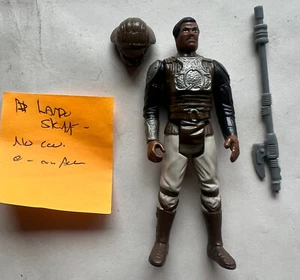 Star Wars Vintage Kenner LANDO SKIFF Guard NO COO  1982 w orig acc. staff  325 - Picture 1 of 6