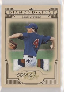 2008 Donruss Threads Diamond Kings Materials Prime /25 Josh Vitters #DK-6