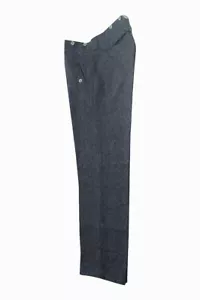 WWII German M35 Luftwaffe blue grey wool trousers L/36 ONLY - Picture 1 of 3