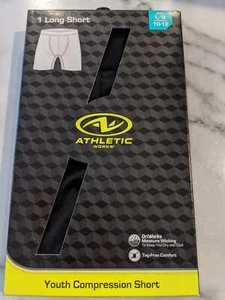 Athletic Works DriWorks Youth Compression Short Sizes S, M, L, XL - Picture 1 of 6