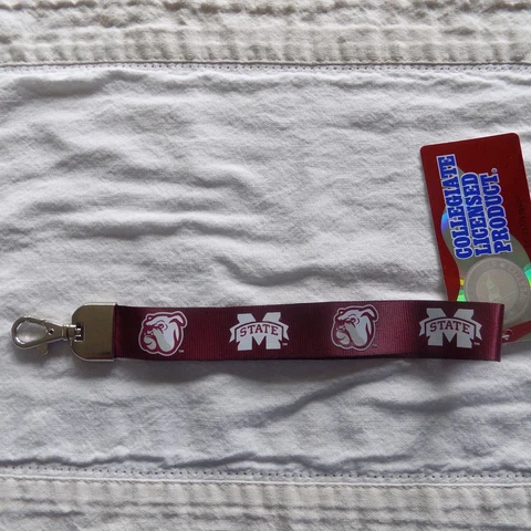 Mississippi State Bulldogs Maroon & White Wrister Style With Lobster Claw Clasp Cover