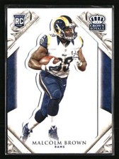 Malcolm Brown RC 2015 Panini Crown Royale #136 Football Card