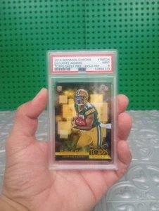 Bowman Chrome DaVante Adam RC Topps 2015 estante refractor dorado novato 11/50 PSA 9 - Imagen 1 de 3