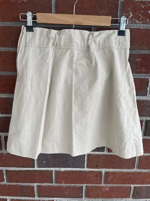 The Children's Place Girls Khaki Pleated Uniform Skirt Tan Beige Brown Size 14 - Image 1 of 4