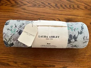 Nuovo arazzo tessuto jacquard Laura Ashley RUBY 50"x70" viola verde acqua blu navy - Foto 1 di 7
