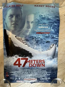 47 Meters Down 13x19 Promotional Double Sided 2017 Movie Poster - Picture 1 of 2