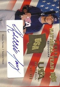 2008 Upper Deck Baseball USA Junior National Team #RT Riccio Torrez /500 AUTO