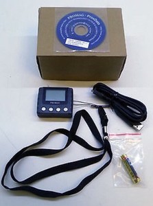 Gigatek Promag MFR120-CP portable smart card reader RFID 13.56 MHz with LCD