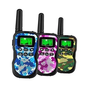 Kids Walkie Talkies,3 Pack 22 Channels 2 Way Radio Toy with Flashlight and LCD - Picture 1 of 7