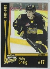 2019-20 Brandon Wheat Kings (WHL) Ridly Greig