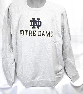 Mens Fanatics Notre Dame Fighting Irish Big & Tall NCAA Grey Fleece Sweatshirt - Picture 1 of 3