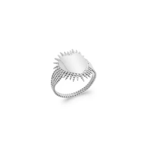 Ring Herzform 925/1000 Sterling Silber rhodiniert (garantiert nickelfrei) - Bild 1 von 2