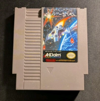 Destination Earthstar (Nintendo NES, 1990) Game Only | Tested | Authentic - Image 1 of 4