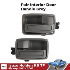 Inner Interior Door Handle Gray LH+RH Fit 1981-1995 Isuzu TFR KBZ KB Pickup DRL - Imagen 1 de 6