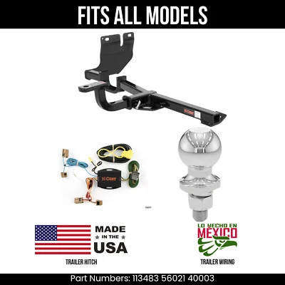 Enganche de remolque Nissan Versa 07-11 cableado de 4 pines bola de 2" se adapta a todas las curtas 2 k 1,25" Foto 1 de 4