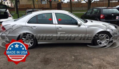 4 хромированных стойки стойки стойки Mercedes Benz класса E 2003–2009 годов выпуска отделка E320 E350 E550 W211 - Изображение 1 из 3