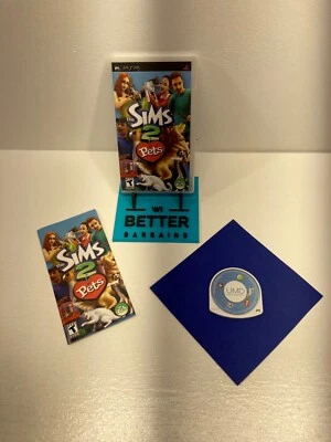 Sims 2 Pets Sony PSP Video Game 2006 COMPLETE *LNNM COND.* *TESTED/WORKS GREAT!* - Image 1 of 4