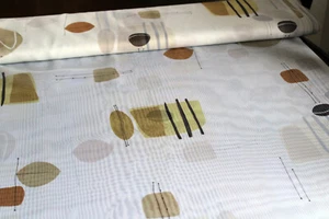 Stoff moderner Dekostoff Voile transparent Vorhangstoff Gardinenstoff Gardinen - Bild 1 von 5