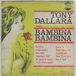 SEALED TONY DALLARA Bambina RARE 1967 VESUVIUS Italian Jazz Pop 1st PRESS - Picture 1 of 2