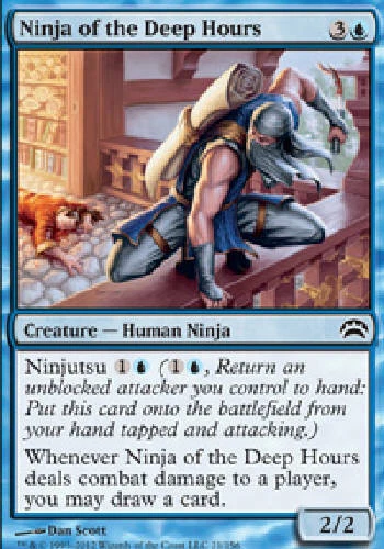 NINJA OF THE DEEP HOURS Planechase 2012 MTG Magic the Gathering Cards DJMagic - Image 1 of 1