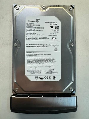 SEAGATE ST3200820AS 9BJ13F-300 200GB Firmware 3.AAC Code 07147 SATA 3.5" HDD - Image 1 of 4
