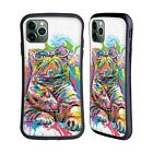 Official P.D. Moreno Drip Art Cats And Dogs Hybrid Case For Apple Iphones Phones