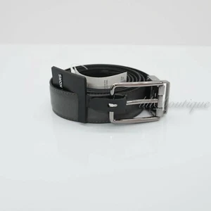 NWT Michael Kors Men's Cut to Size Reversible Dress Belt Leather Grey Black $78 - Picture 1 of 6