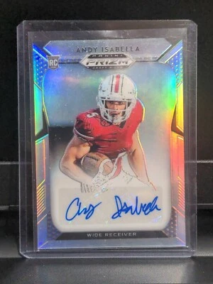 2019 Prizm Draft Picks Andy Isabella Silver PRIZM Auto RC Cardinals #280 - Image 1 of 2