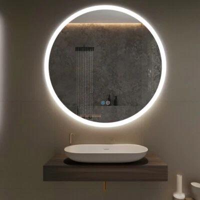 Specchio da bagno con illuminazione specchio da bagno specchio da parete con interruttore touch - Immagine 1 di 4