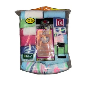 14 Pack Fruit Of The Loom Size 14 Girls Tagless Cotton Bikinis Underwear NEW NIP - Picture 1 of 2