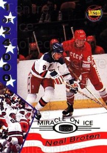 1995 Signature Rookies Miracle on Ice Numbered #3 Neal Broten