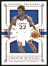 2016 Panini National Treasures Collegiate Red #2 Andrew Wiggins /49
