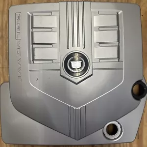 2004-2008 Cadillac SRX STS 3.6L V6 Engine Cover Shield Silver - Picture 1 of 7