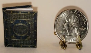 1:12 SCALE MINIATURE BOOK THE TELL-TALE HEART EDGAR ALLAN POE DOLLHOUSE SCALE - Picture 1 of 7